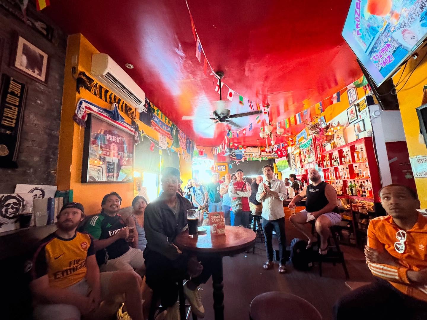 Highbury Pub — Inside the pub on matchday