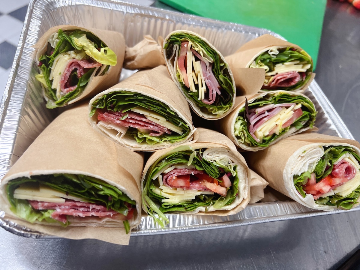 Mr. Peabody catering wraps