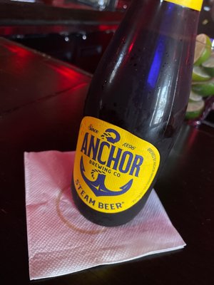 Anchor beer at The 500 Club
