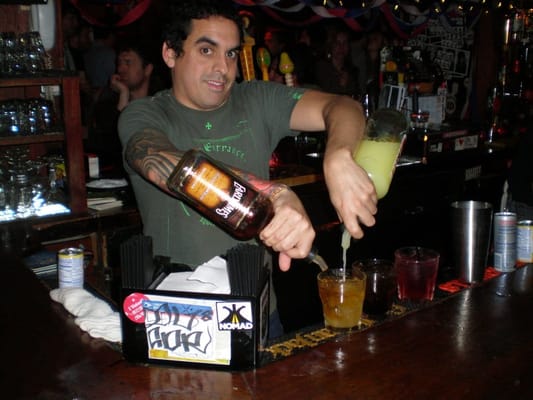 The 500 Club bartender