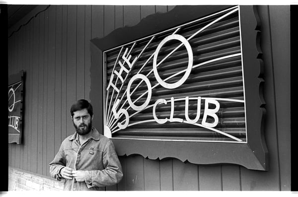 The 500 Club — iconic sign, Mission District