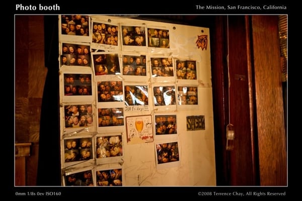The 500 Club photo booth