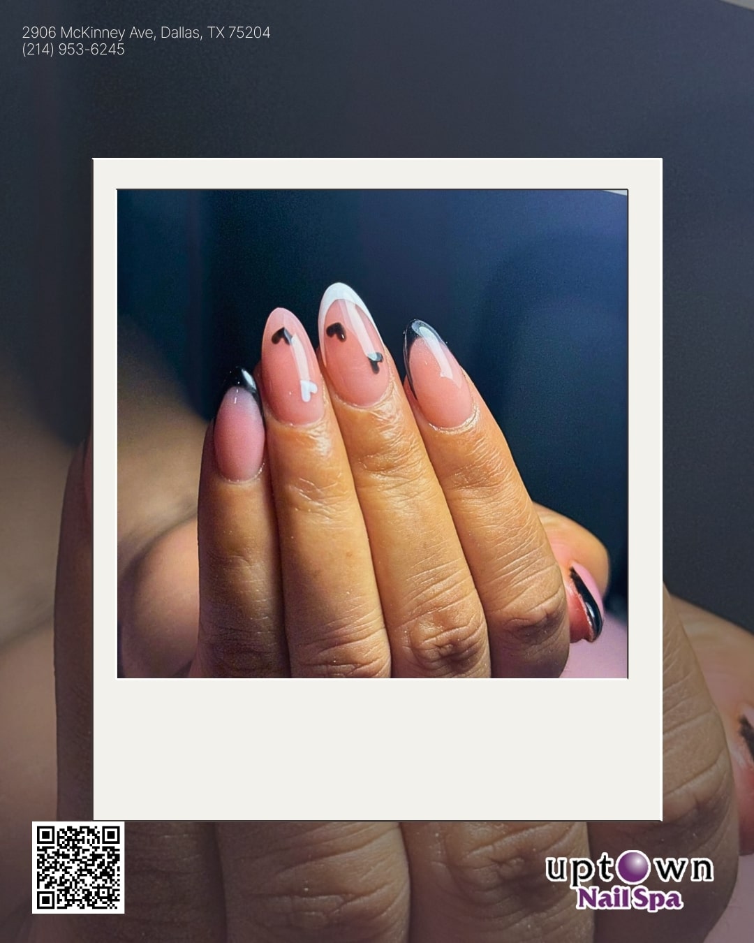 Uptown Nail Spa — custom nail art design